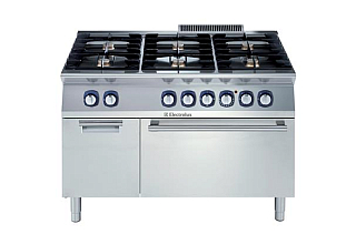 Cocina gas 6 quemadores 